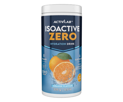 Zdrowa żywność Activlab Isoactive Zero Smak pomarańczowy (słój 225 g)